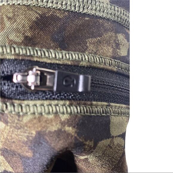 Lululemon Top Speed Crop 4 Mystic Jungle Fatigue Y - Picture 5 of 9